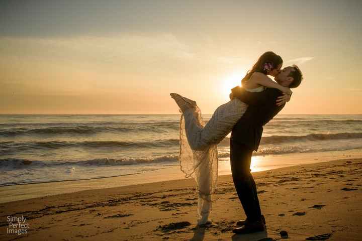 BAM after our Malibu wedding!