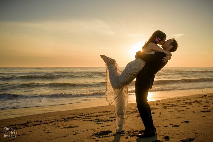 BAM after our Malibu wedding!