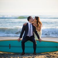 BAM after our Malibu wedding!