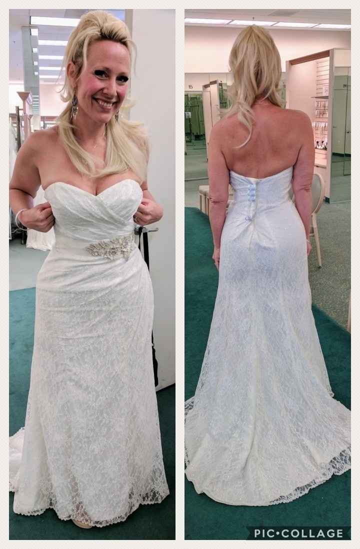 I said Yes to the dress today!!