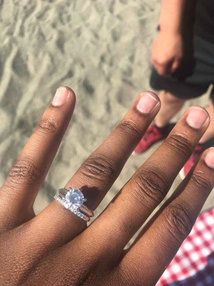 i want to see your engagement rings! - 1