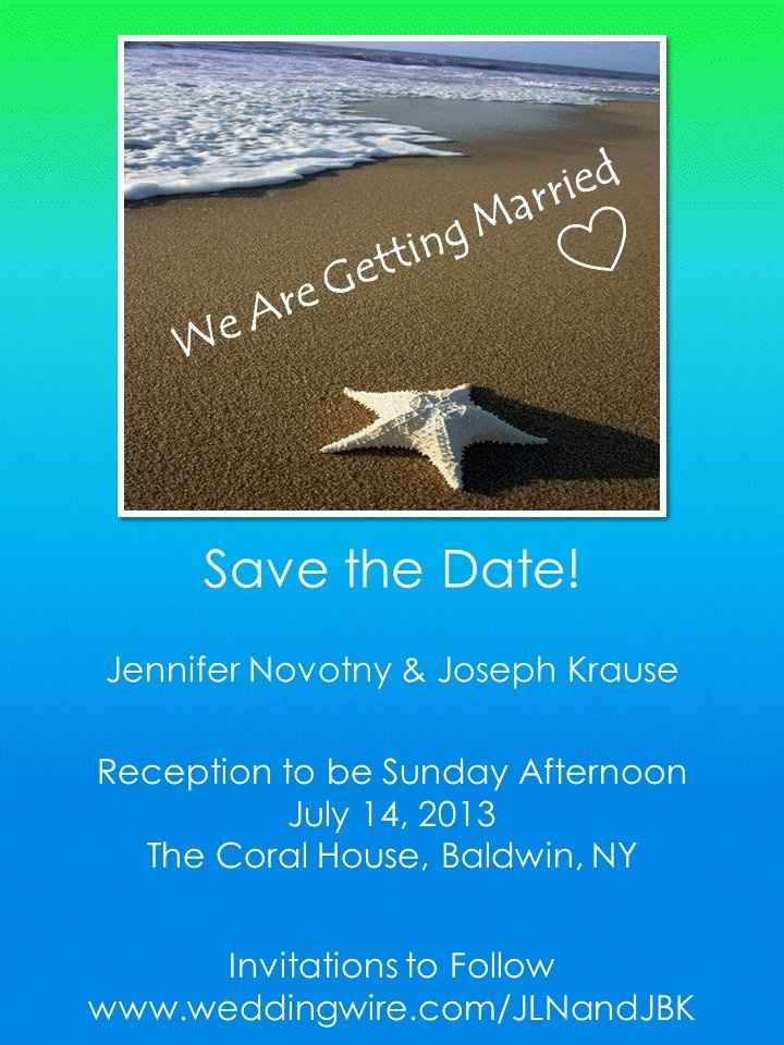 Save the dates