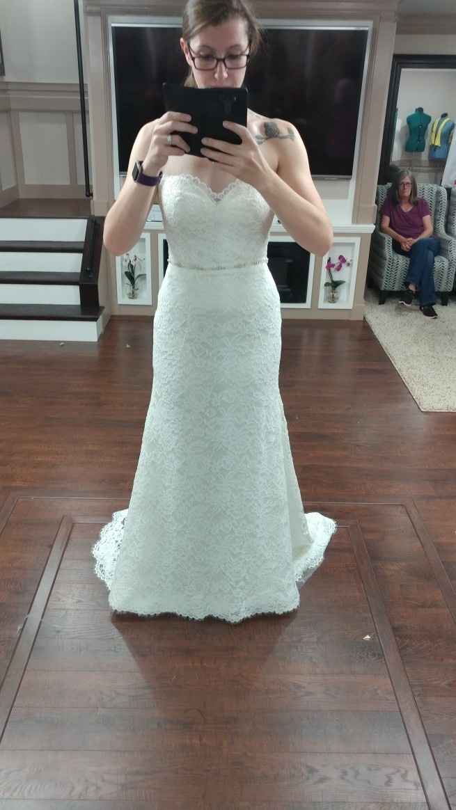 Let's see your lace wedding dresses!