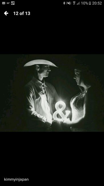 Evening wedding