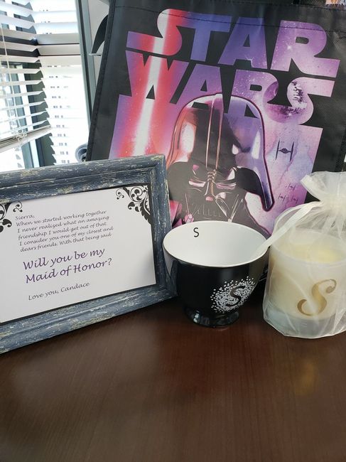 Maid of honor proposal - 1