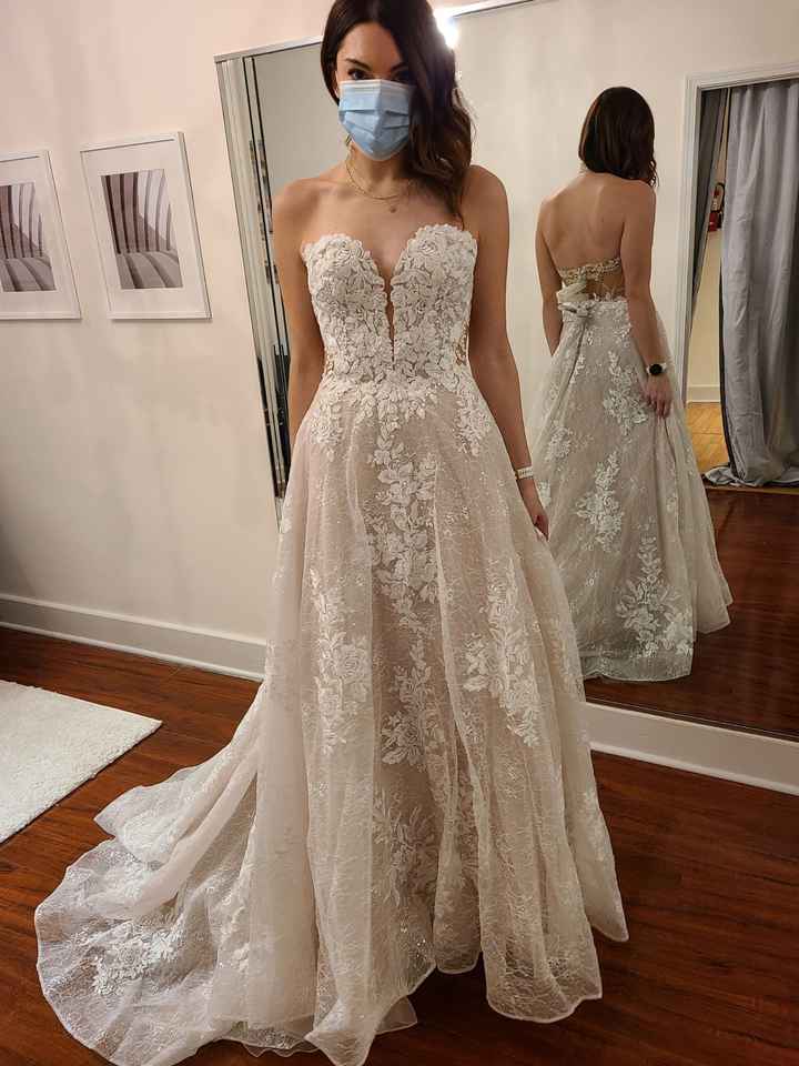 I found my dress online
