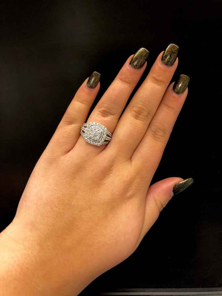 1/1/2019 I said "YES!" I'm still over the moon with my ring and of course my wonderful Fiance!