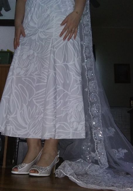 My wedding dress and veil - what do you think? 5