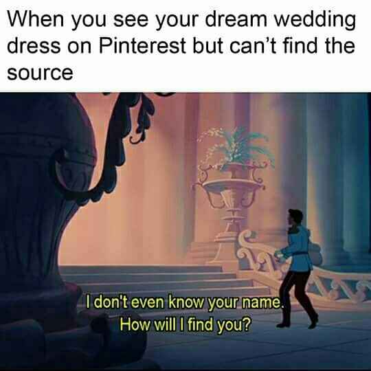 Identify wedding dress