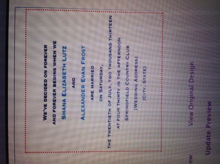 Invitation Wording--updaate...pic included..want to be sure before ordering