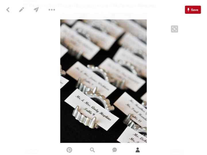 Place card holder idea