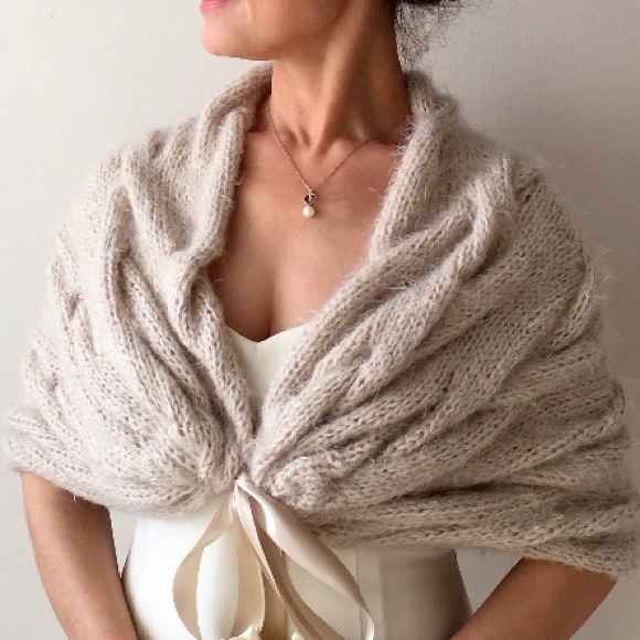 shawl style, but chunky 