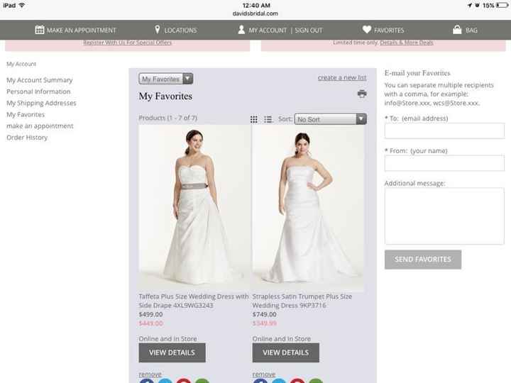 Dress looking