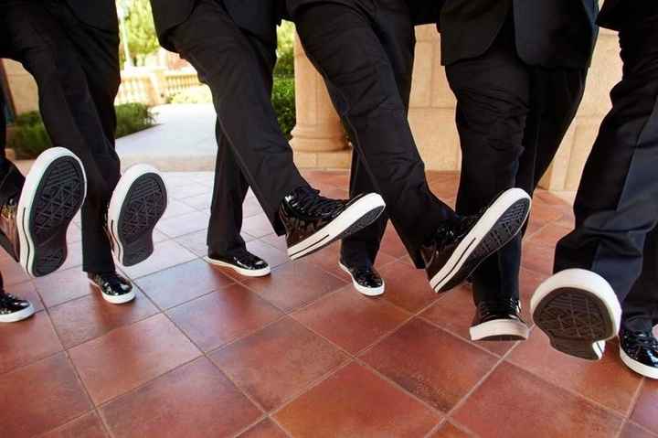The Menz and their shoes