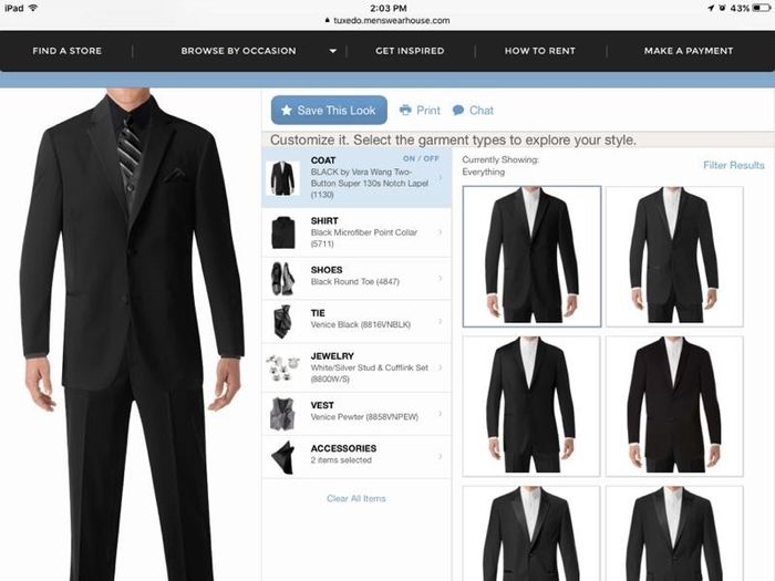 Show me your groom's attire!