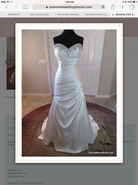 Online dress buying