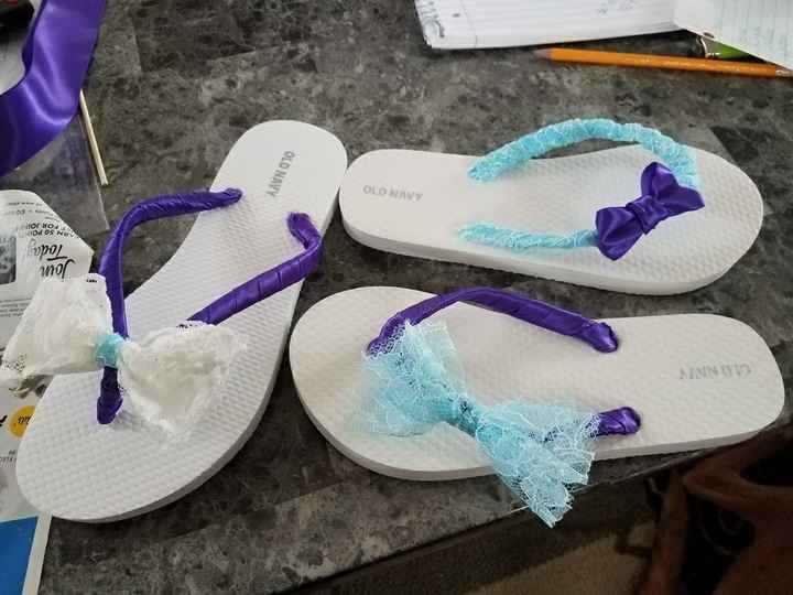 Diy shoes for beach wedding