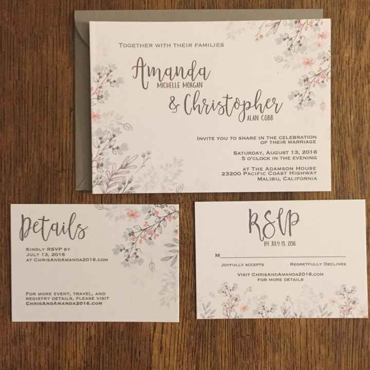 Let me see your online RSVP inserts