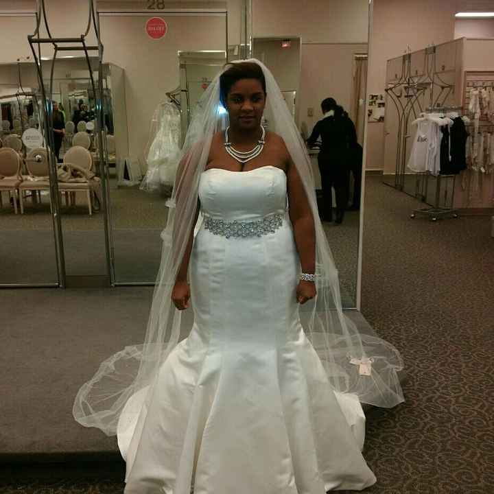 Said yes to the dress