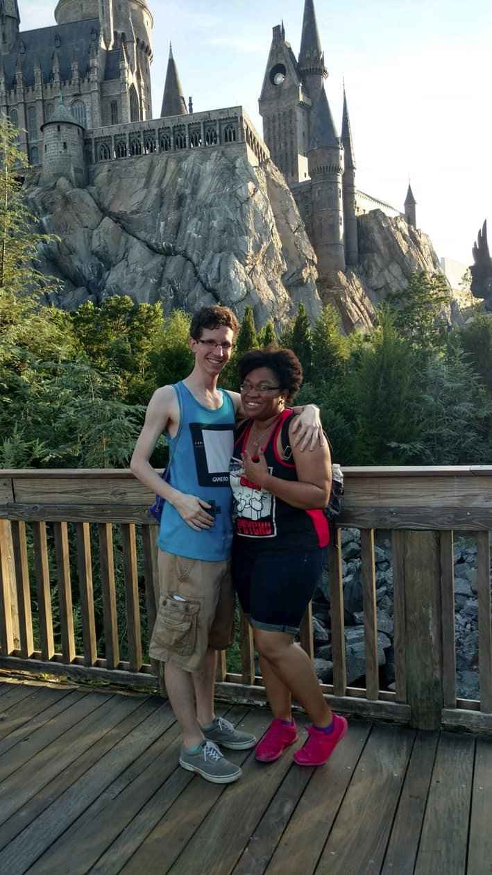 Engagement at Universal Studios at Hogwarts