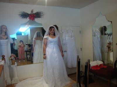 wedding dress!