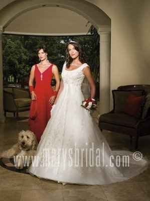 What does your dress look like? Post pics or give style number. I want to know what the trend is!