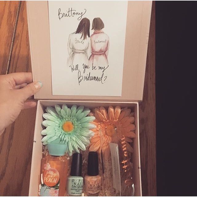 How did you "propose" to your bridesmaids?