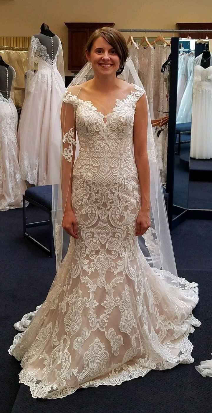 Said yes to the dress (officially)!