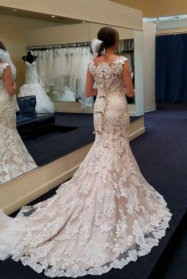 Said yes to the dress (officially)!