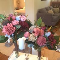 Sola wood flower boquet