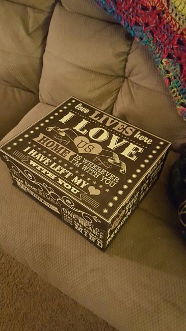 Got our card box  (accidentally)
