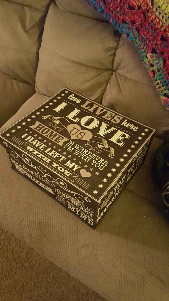 Got our card box  (accidentally)