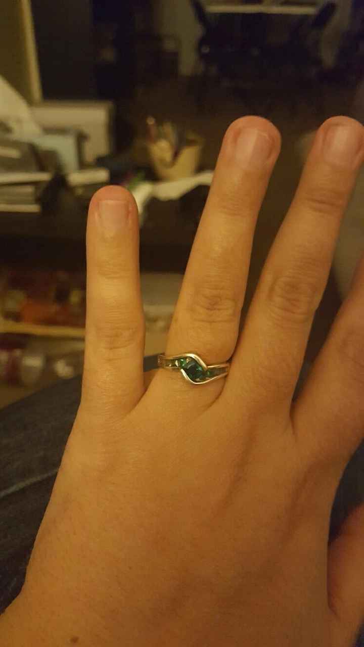 Anyone get crap for the size of their engagement ring?