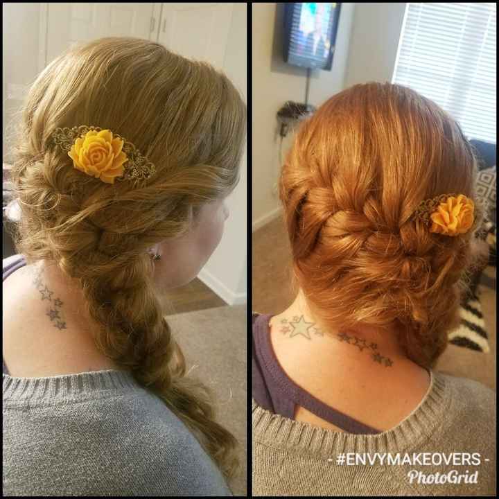 Pictures of Side-do with veil - 1
