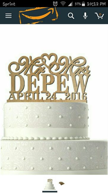 Cake topper