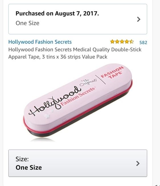 Dress tape?