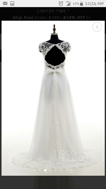 Ordered my dress!!!!