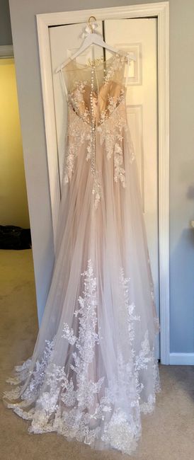 Is my wedding dress *too* blush?? Is there a way to make it look lighter/whiter? 2