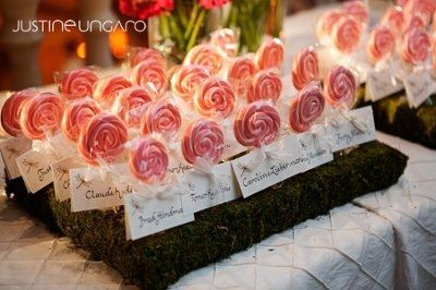 Chocolate Escort Cards