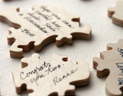 Guestbook Alternative Idea WEDDING PUZZLE  **Pics