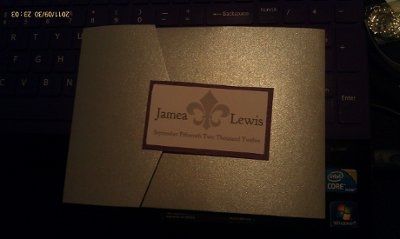First Real DIY (pics) ** Invitations