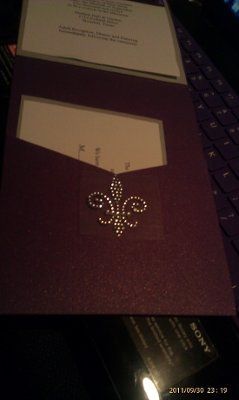 First Real DIY (pics) ** Invitations