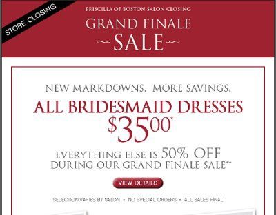 POB Bridesmaid dresses $35
