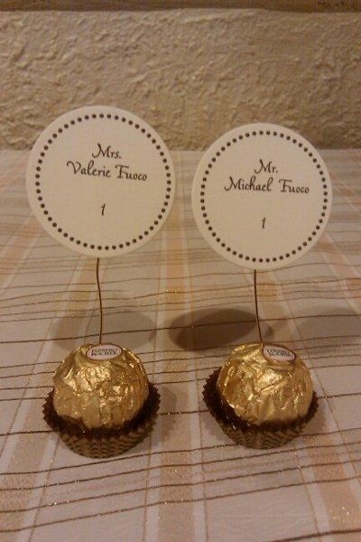 Escort card ideas
