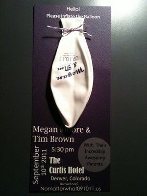 Very Unique Save the Dates and Invitations