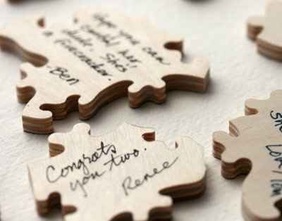 Guestbook Alternative Idea WEDDING PUZZLE  **Pics