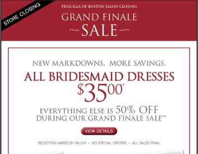 POB Bridesmaid dresses $35