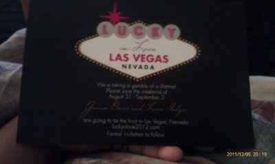 Per request ...... a pic of my save the date