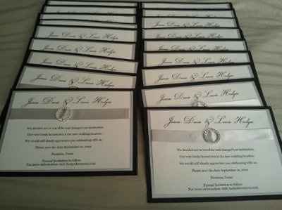Finally finished all the Save the Dates