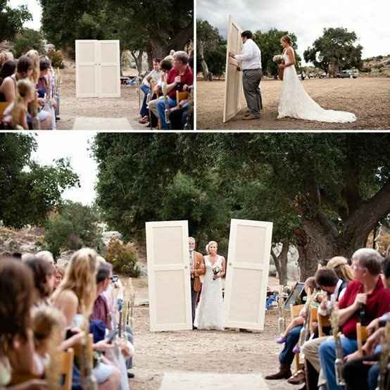 Having a outside ceremony check this out !